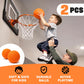 Botabee - Set of 2 Kids Basketball - 6 Inch Mini Rubber Ball for Little Tikes - Toddler Balls for Indoor/Outdoor Play - Ideal Gift Toy for Boys