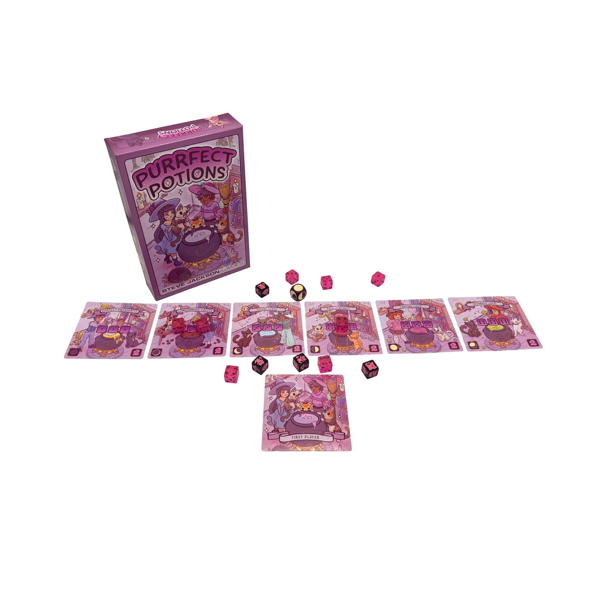 Purrfect Potions: Family Dice & Tile Game