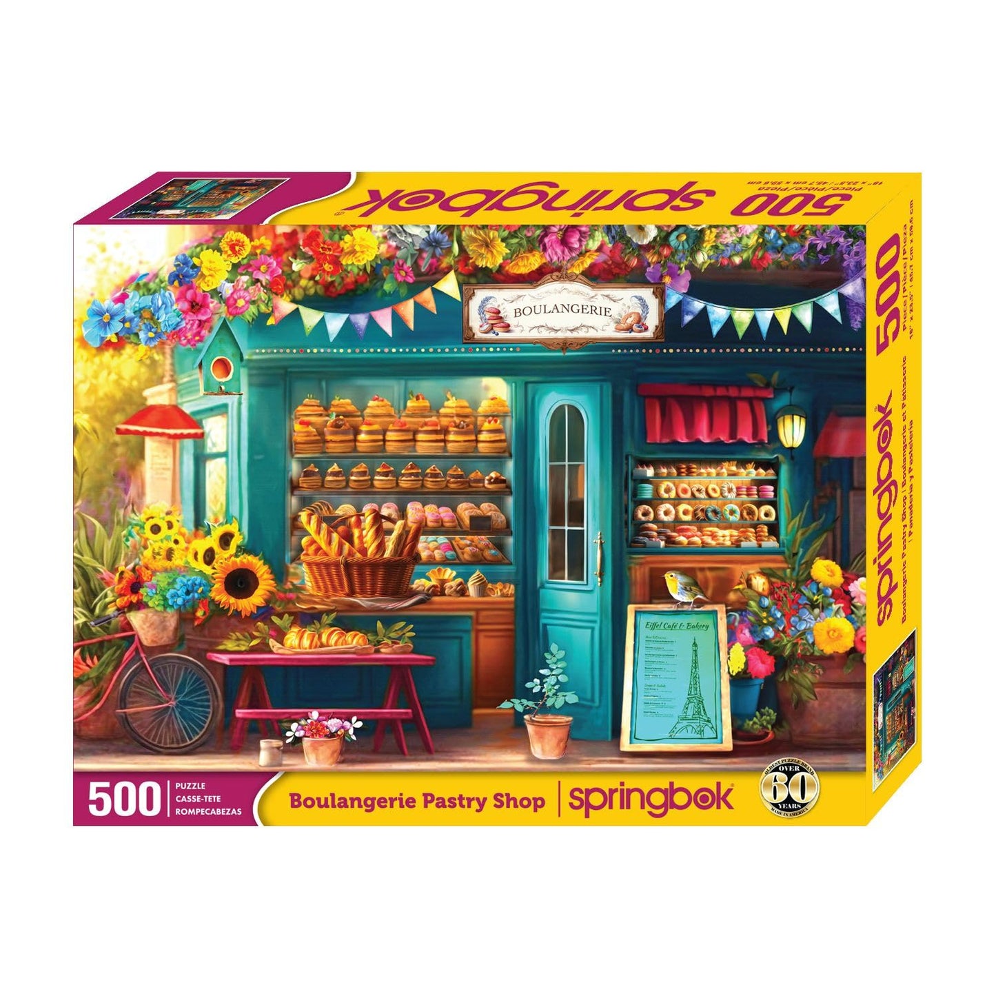 Springbok Boulangerie Pastry Shop 500 Piece Jigsaw Puzzle for Adults