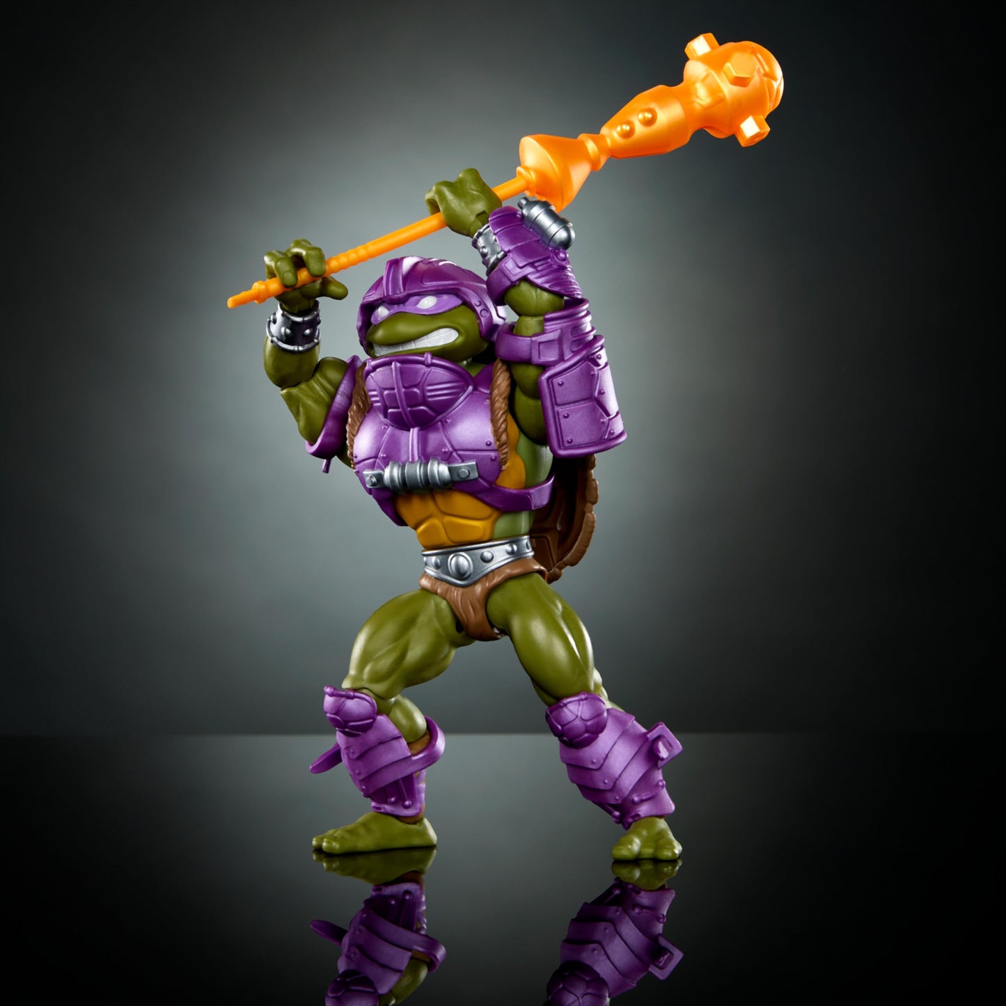 Mattel Masters of the Universe Origins Turtles of Grayskull Action Figure & Accessories, Donatello Collectible Toy with 16 Joints, TMNT & MOTU