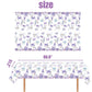 Letromp 2 Pcs Butterfly Birthday Tablecloth Watercolor Purple Butterfly Table Covers for Spring Butterfly Theme Girls Baby Shower 1st 2nd 3rd 4th Bday