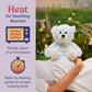 warmies Microwavable & Weighted Stuffed Animals, Baby Boy Bear - Heated Stuffed Animal Plushie for Warmth & Comfort - Cute Soft Plush Toys for Adults