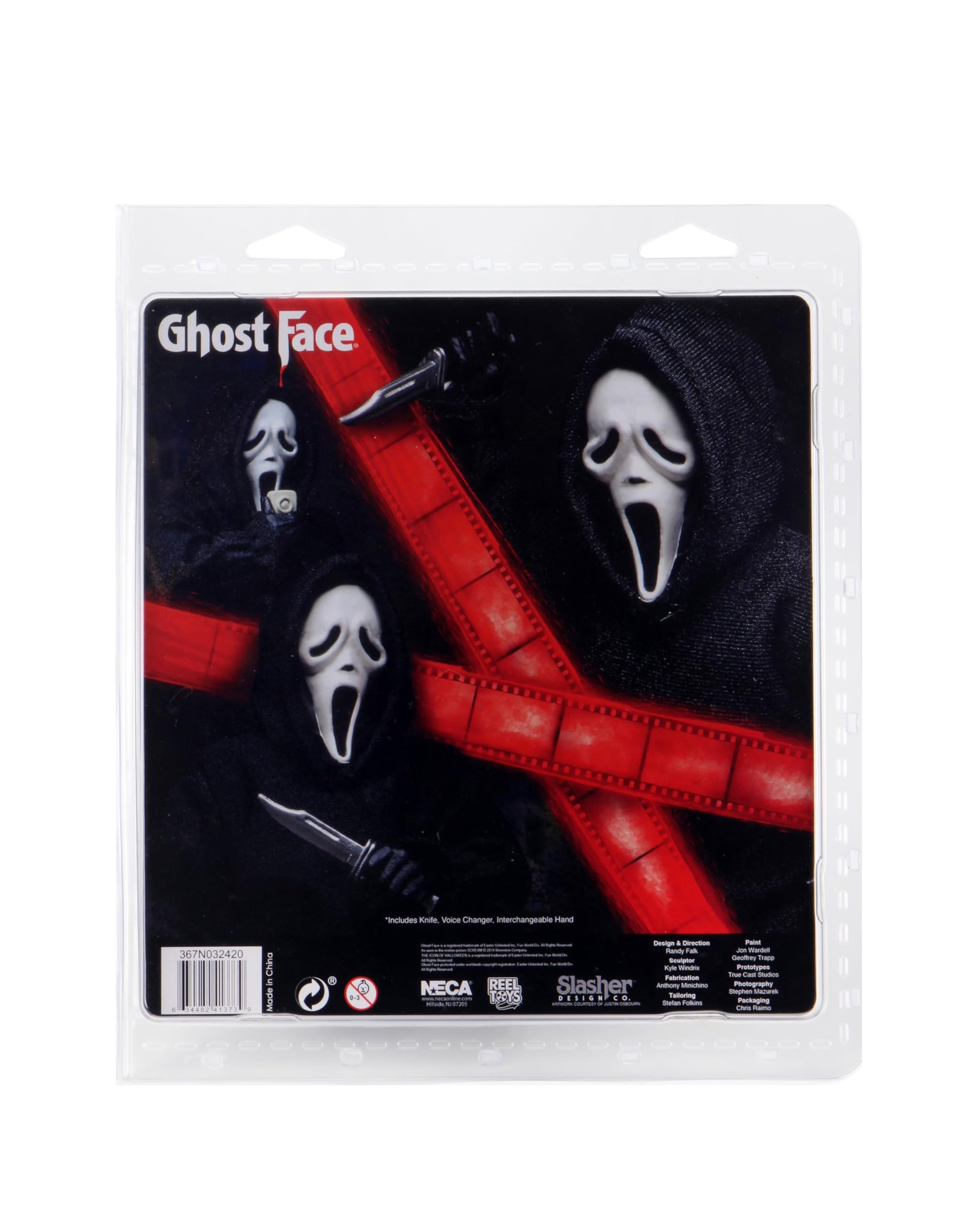 NECA Ghost Face - 8” Clothed Action Figure - Ghost Face