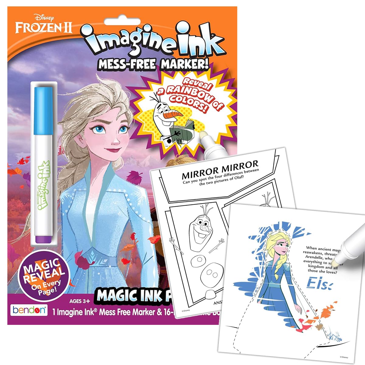 Disney Frozen Coloring and Art Activity Books Bundle Set with Coloring Book, Activity Pack, Stickers, and More - Featuring Disney Frozen 2 Elsa, Anna