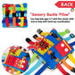 teytoy Sensory Buckle Pillow Toys for Toddlers,Travel Toys for Toddlers 1-3 Learning Fine Motor Skill & Problem Solving,Montessori Sensory Fidgets
