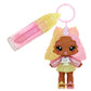 Yummiland Lip Gloss Doll - Nia Candy Fluff, with DIY Lip Gloss Kit, Ages 4+