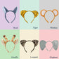 Flying Childhood 6 Pcs Animal Ears Headbands Jungle Animal Safari Headbands Wild One Birthday Decorations Safari Party Favors Photo Booth Props Party