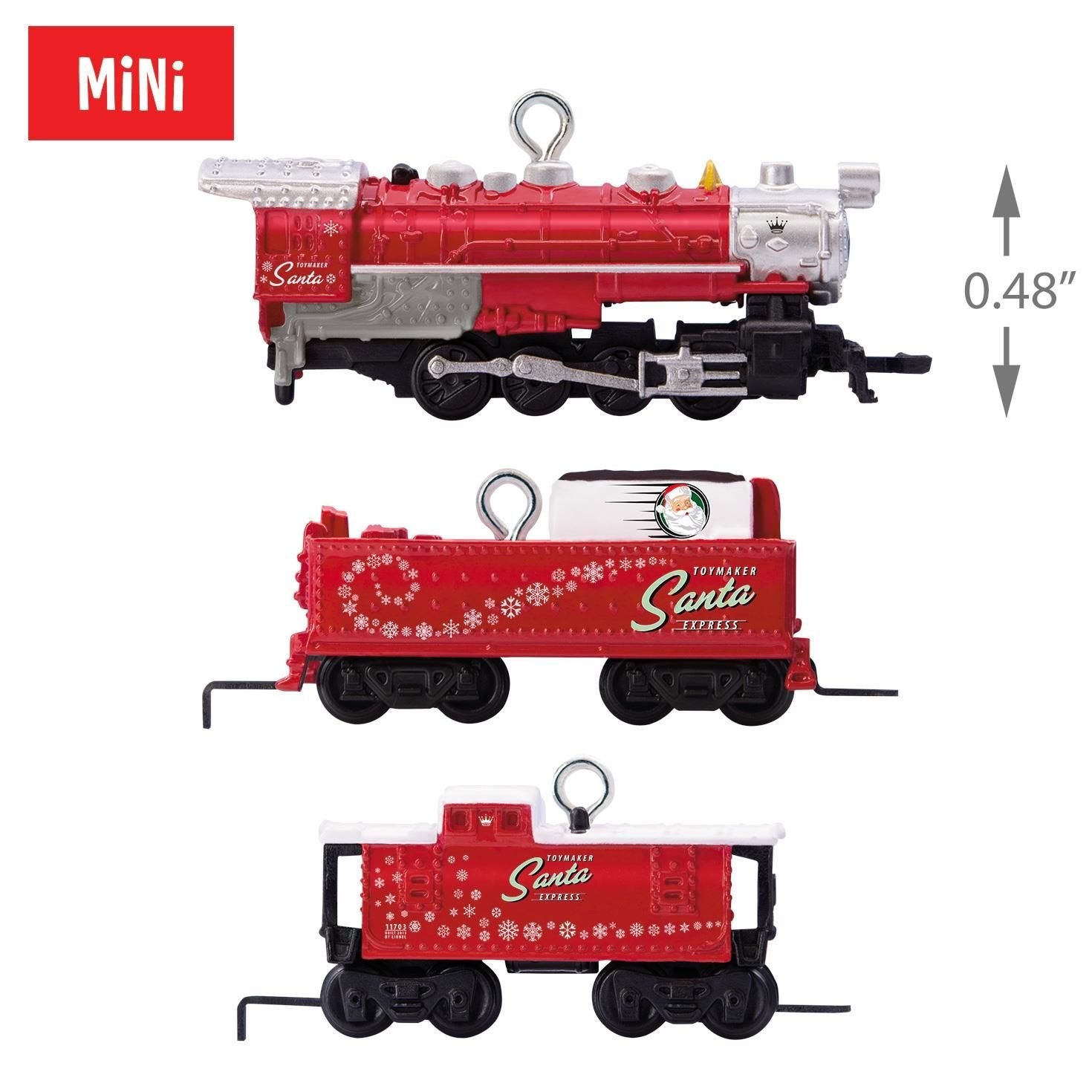 Hallmark 1995QXM8115 Miniature Set LionelNorth Pole Express Keepsake Christmas Ornaments