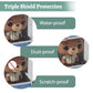 100 Pack Clear Protectors Case Compatible with Funko Pop Protector Case for 4 Inch Figures Collectibles Heavy Duty Crystal Plastic Protector Cases