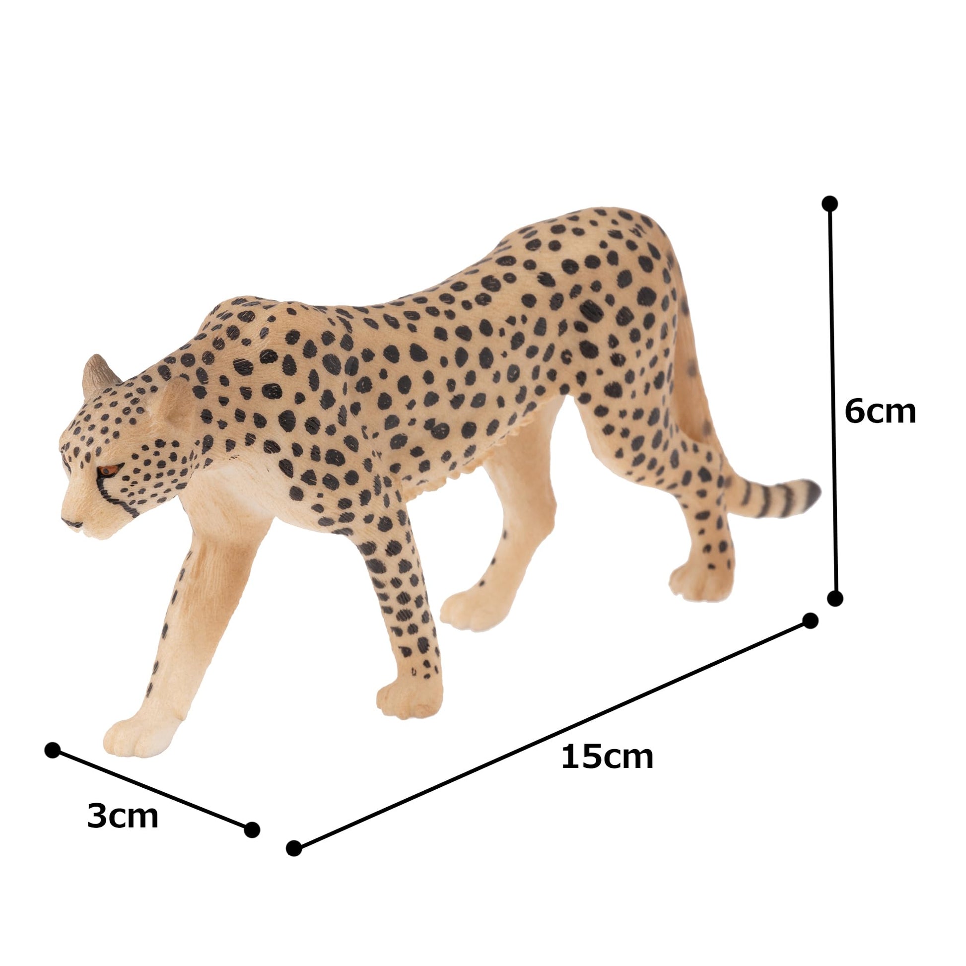 MOJO - Cheetah Male | Hand-Painted Toy Figure | Wildlife Collection | True to Life & Highly Detailed | Designed in UK