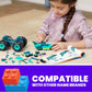 MEGA Construx Hot Wheels Monster Trucks Toy Car Building Set, MEGA-Wrex with 187 Pieces, 1 Micro Action Figure Driver, Red, Kids Age 5+ Years