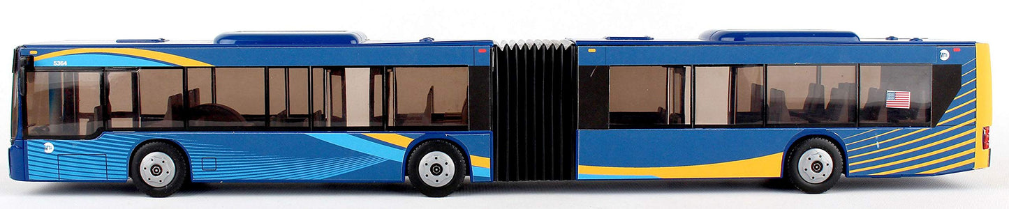 MTA Model Bus New York City Articulated Bus New Paint Scheme 1:43 Scale Daron