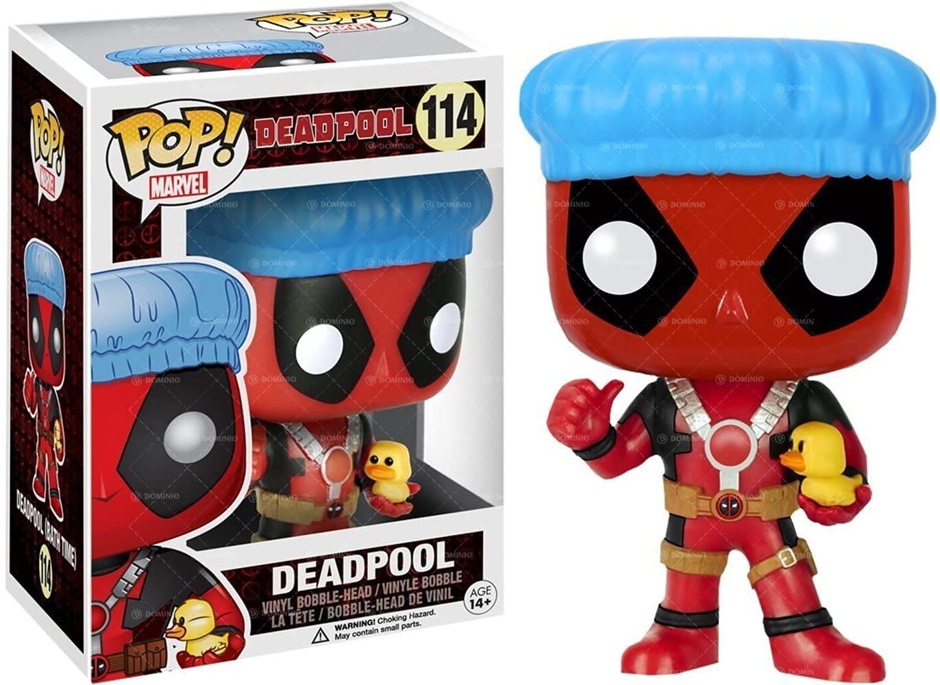 Funko POP! Marvel Bath Time Deadpool Exclusive 114 Vinyl Bobble-Head