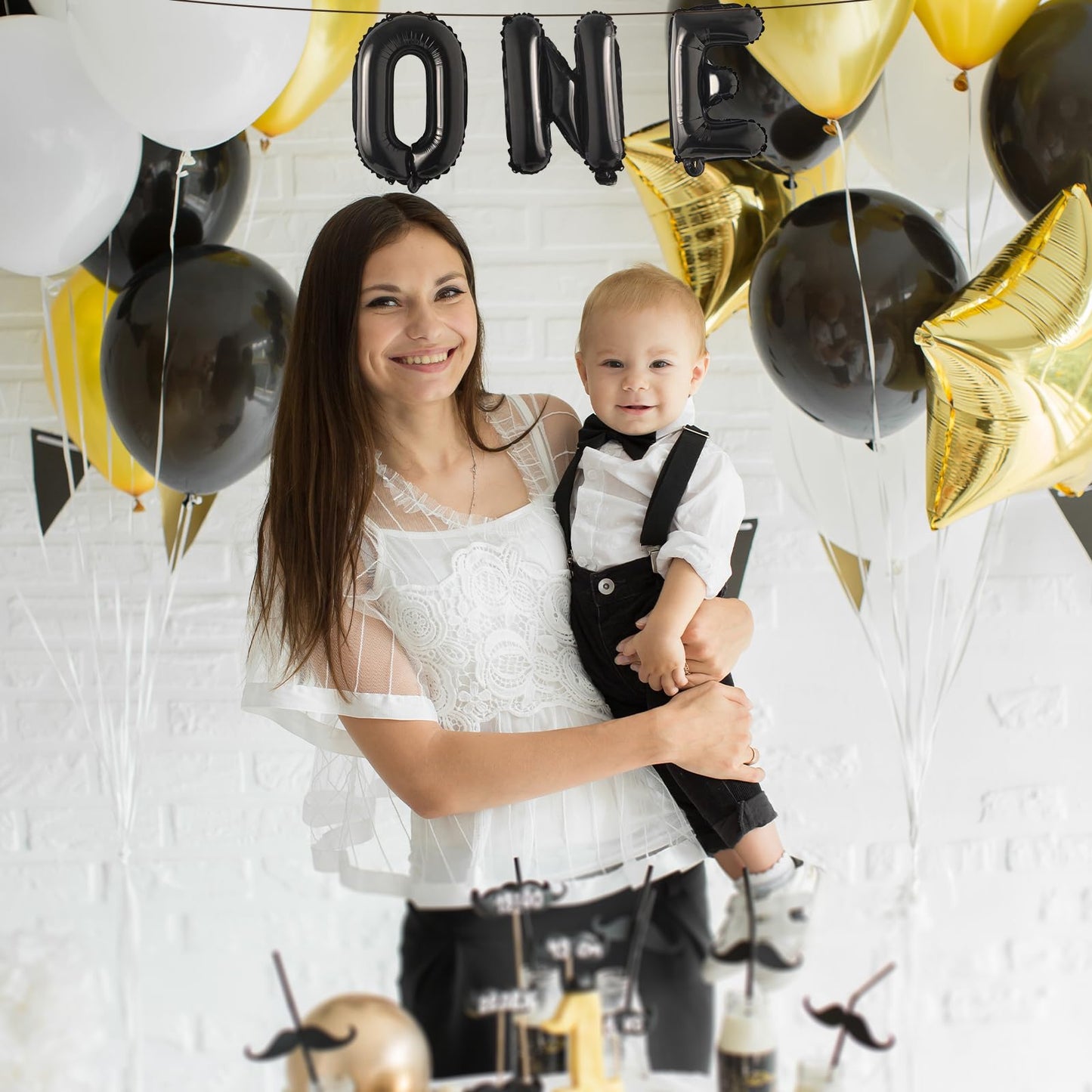52 Pcs 2 Sets of 16 Inch “A-Z” Letter Balloons Set - Complete Alphabet Mylar Foil Balloons (Each Letter Includes 2 Balloons) for Birthday