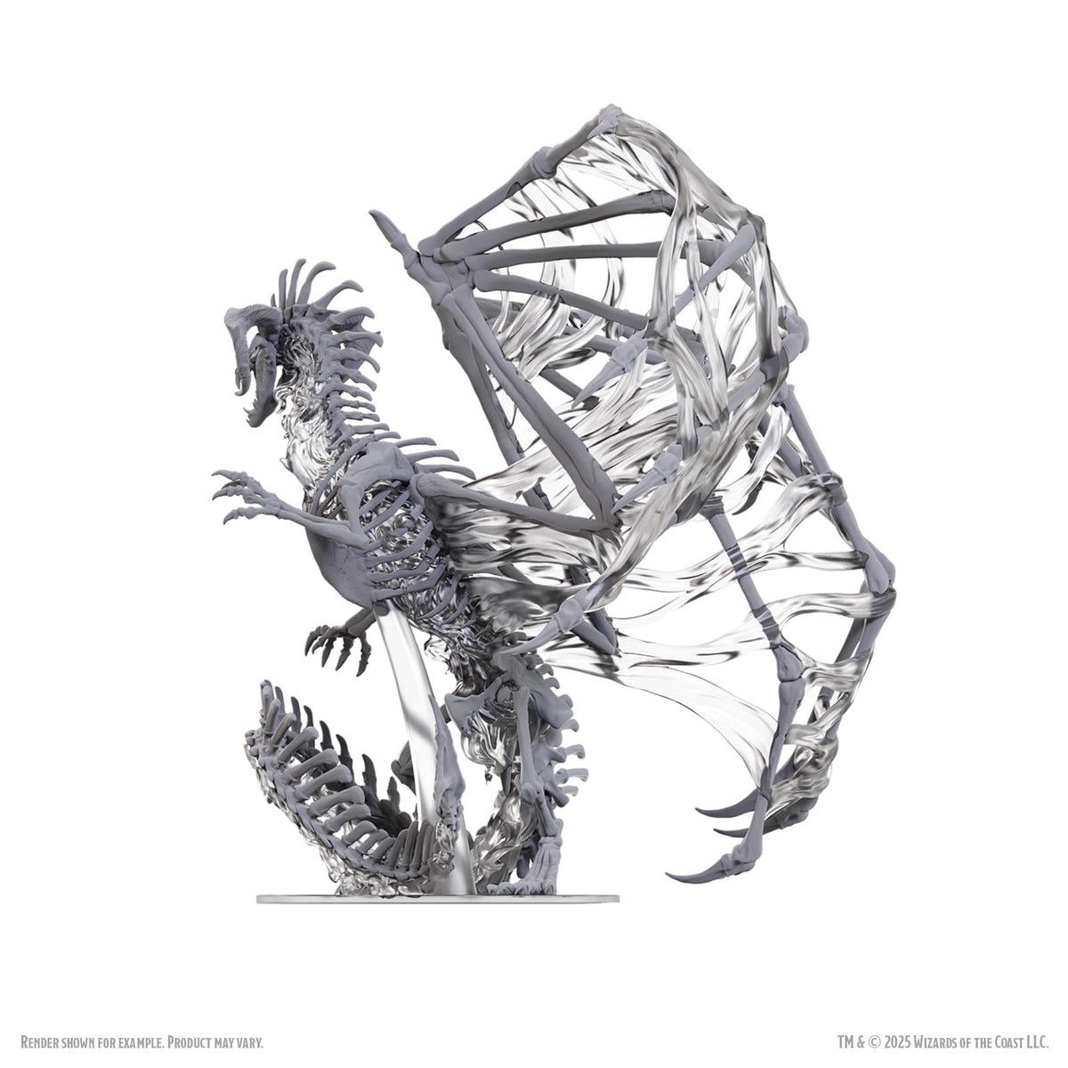 WizKids D&D Nolzur's Marvelous Miniatures: Black Dracolich Boxed Miniature