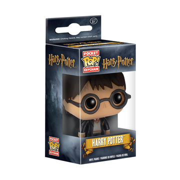 Funko Pocket POP! Keychain: Harry Potter - Harry Novelty Keyring - Collectible Mini Figure - Stocking Filler - Gift Idea - Official Merchandise