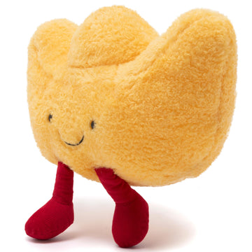 TLEYANKELE Cute Ingot Plush Toy, Soft Ingot Stuffed Animal, Lucky Wealth Plushie Pillow for Chinese New Year Spring Festival, Home Decor Gift for Kids