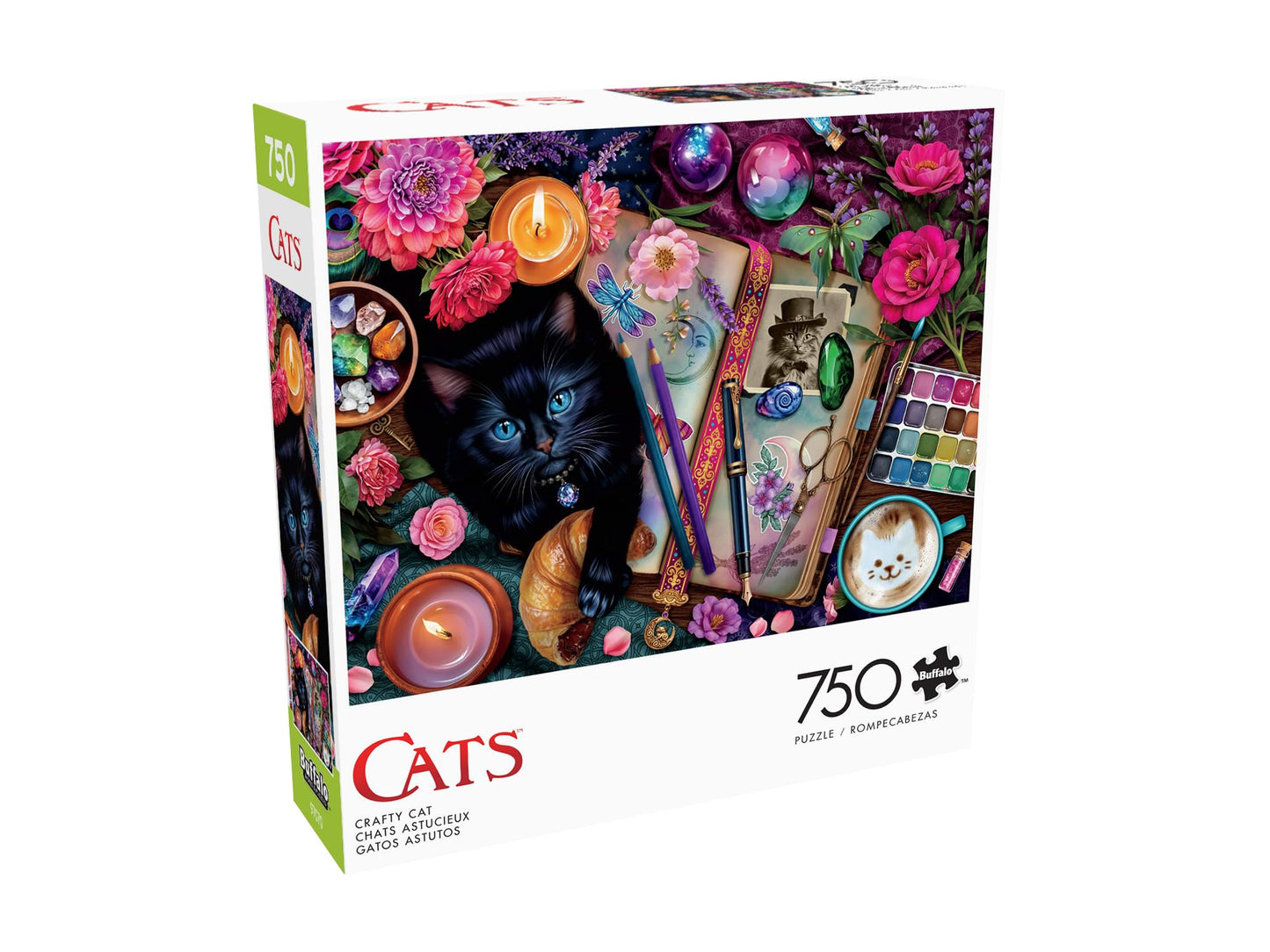 Buffalo Games - Crafty Cat - 750 Piece Jigsaw Puzzle for Adults