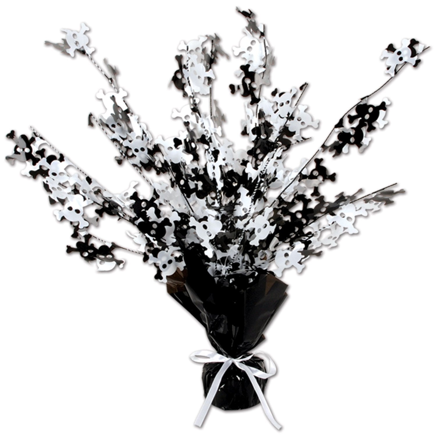 Skull & Crossbones Gleam 'N Burst Centerpiece Party Accessory (1 count) (1/Pkg)