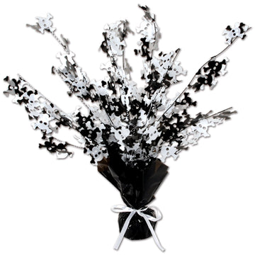 Skull & Crossbones Gleam 'N Burst Centerpiece Party Accessory (1 count) (1/Pkg)