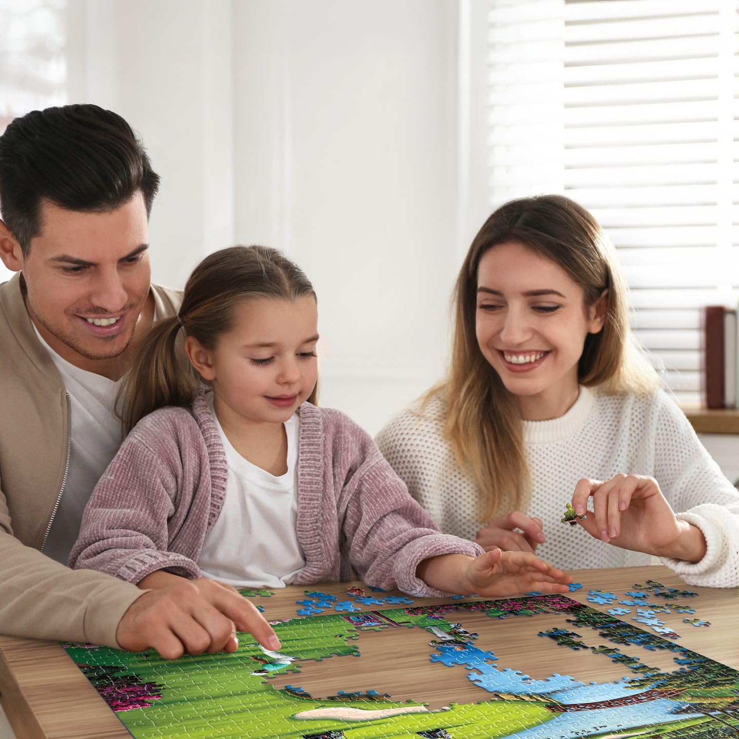 Boardwalk 18th Hole 1000 Piece Jigsaw Puzzle Fun Scenic Golf Puzzles with Premium Box, Gift for Adults and Family 19"x26"