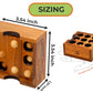 BSIRI Wooden Board Games Educational Sets Classic for Coffee Table or Home Decor and Living Room Decor Rustic Golf Game (Gopher Holes) Made by Wooden