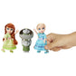 Disney Frozen Petite Anna & Elsa Dolls with Surprise Trolls Gift Set, Each Doll is Approximately 6 inches Tall - Includes 2 Troll Friends! Perfect for
