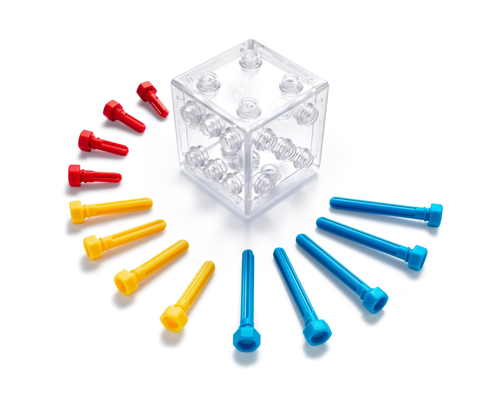 SmartGames Criss Cross Cube 3D Logic Puzzle Game with 80 Challenges Brain Teaser for Ages 8+