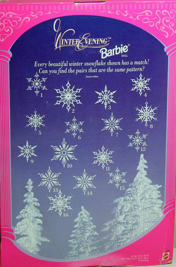 Barbie - Winter Evening Barbie - Special Edition Doll (1998) by Mattel