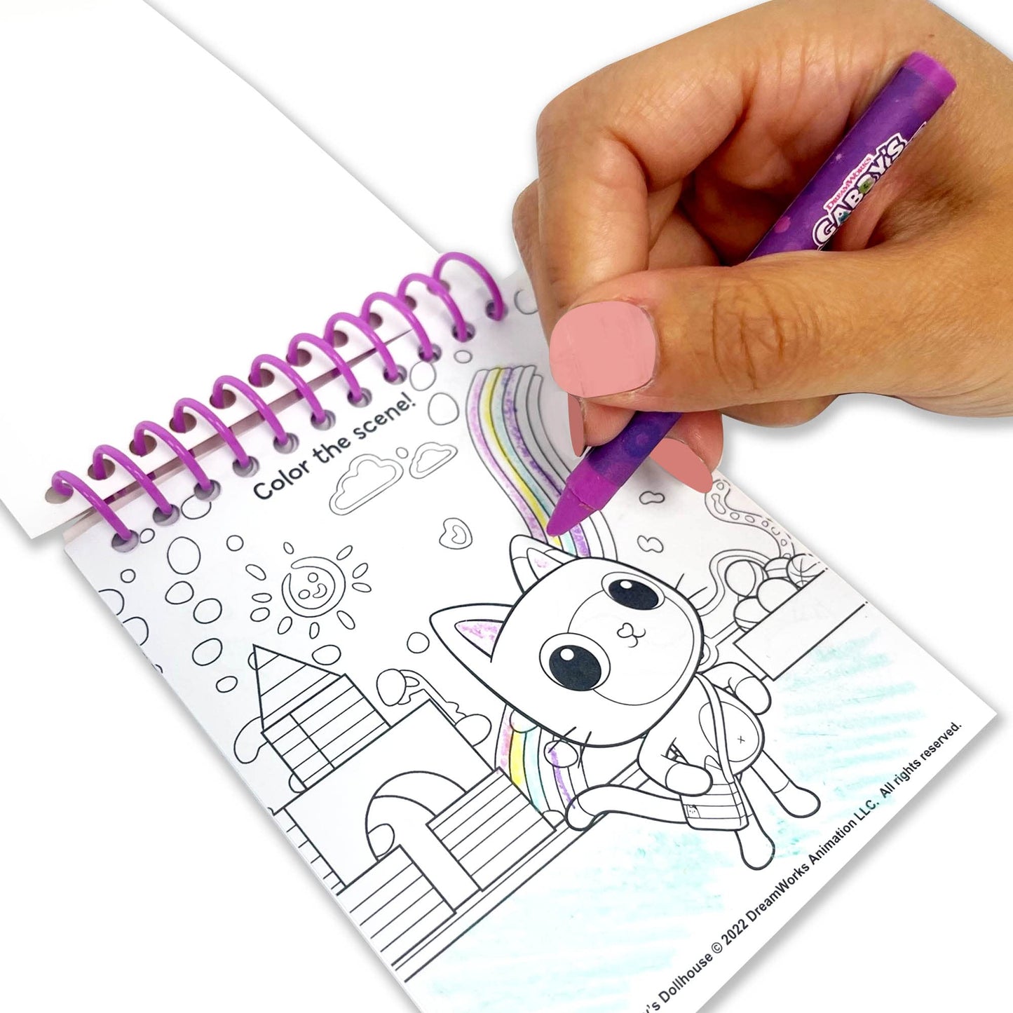 Tara Toys Gabby's Dollhouse My Own Creativity Set All-in-One Activity Kit with Coloring, Stickers & Crafts Fun Travel and Party Toy for Kids Ages 3+