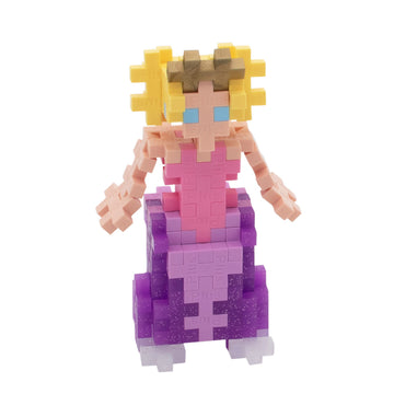 PLUS PLUS Princess - 3D Figure Building Block Set Tube, Mini Interlocking Puzzle Pieces - Fun Stem Toys for Kids