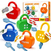Learning Lock and Key Toys for Toddlers, Montessori 5PCS Numbers Matching & Counting Fine Motor Games, Kindergarten Educational Math Toys for Ages 3 4