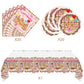 Capybara Party Supplies Set Includes Capybara 20 Plates,20 Napkins Tablecloth Perfect for Capybara Birthday Tableware, Service 20 Guests