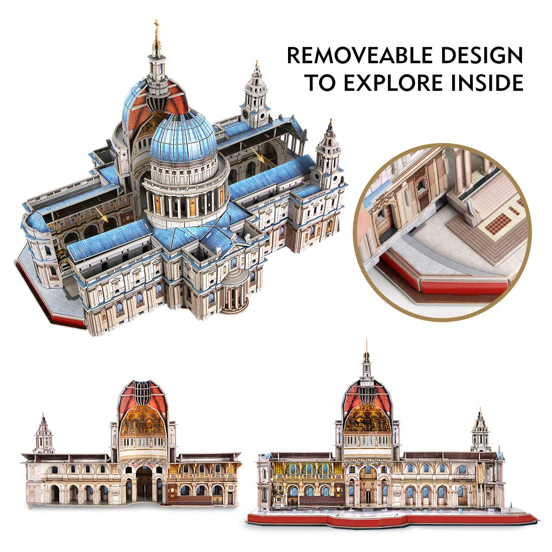 CubicFun 3D Puzzles for Adults - Large Saint Paul's Cathedral 3D Puzzle