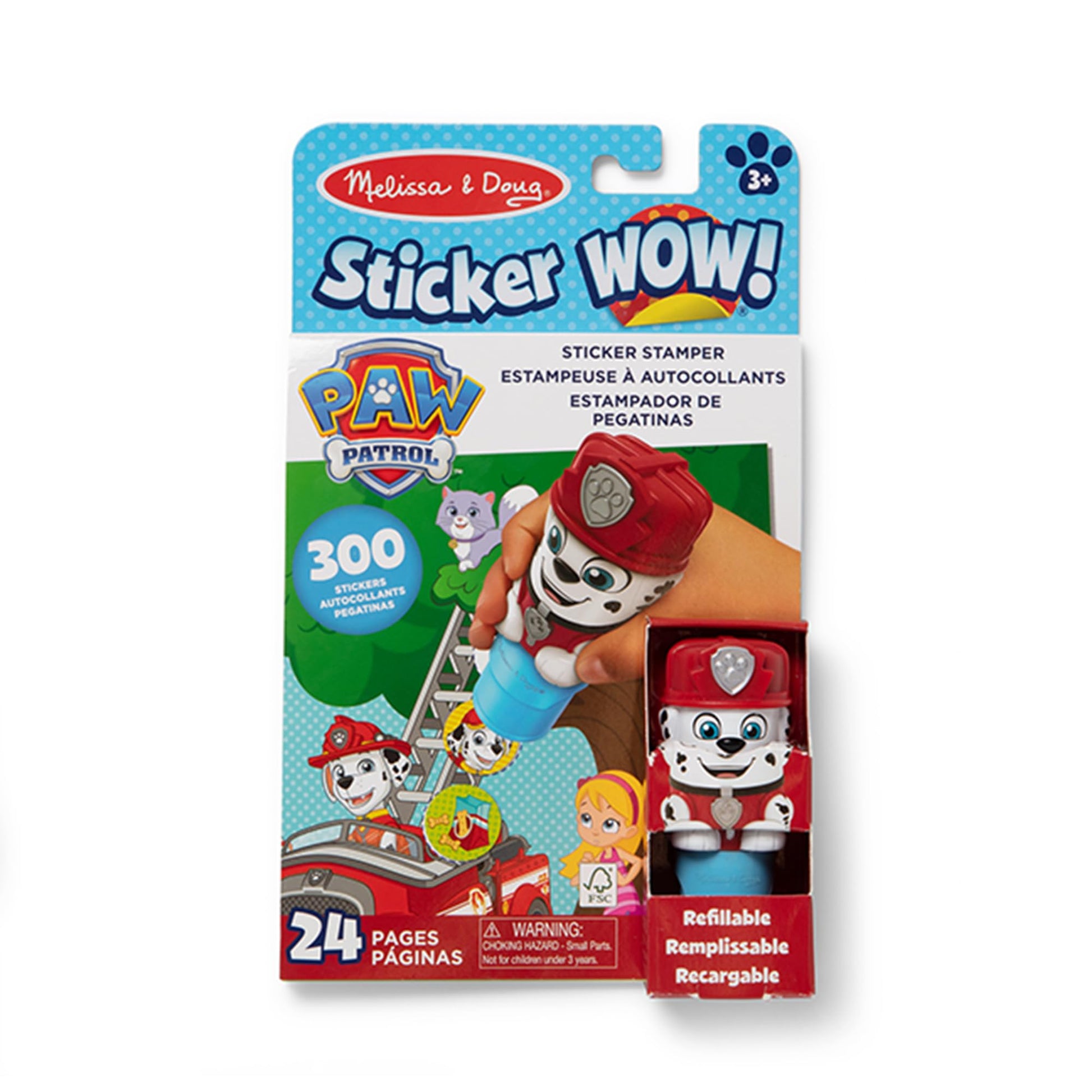 Melissa & Doug Sticker Wow! PAW Patrol Marshall Stamper Toy