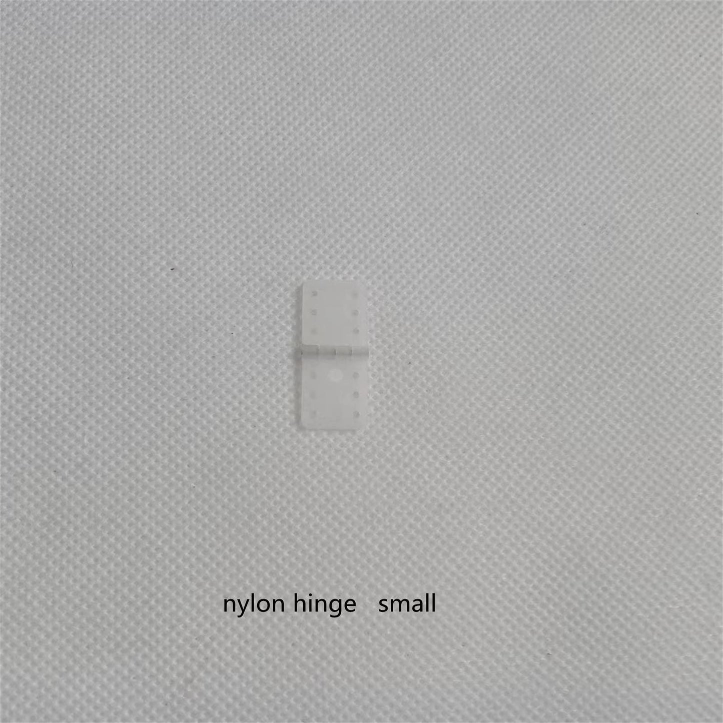 skrnrhrery Nylon Hinges,3 Sizes are Available Suitable for RC Airplane Model Airplane Parts Fixed Wing Model Airplane Square Loose-Leaf 16-Pack (Small