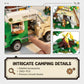 JYLWSMHMU Holiday Adventure Camper Van Building Blocks Set with Mini Outdoor Camping Cabin Tent Creative Construction Gift for Adults Teens 1982PCS