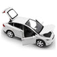 gidoyi Toy Car Model X, Pull Back Car Toys Alloy Vehicles with Lights and Sound 1:32 Scale Model Car (White)