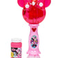 Little Kids Disney Minnie Mouse Light and Sound Musical Bubble Wand, Includes Bubble Solution, Multi (2051)