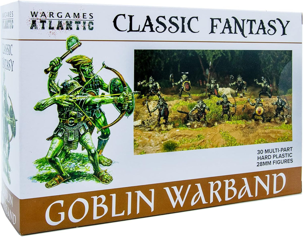 Classic Fantasy: Goblin Warband (30 Multi Part Hard Plastic 28mm Figures)…