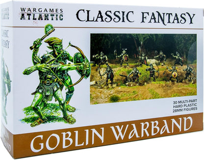 Classic Fantasy: Goblin Warband (30 Multi Part Hard Plastic 28mm Figures)…