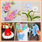 GAGANIU 300pcs Craft Pipe Cleaners, 20 Colors Chenille Stems with Flowers Manual for Crafts - 12 inch Craft Supplies for DIY Projects, Art Activities