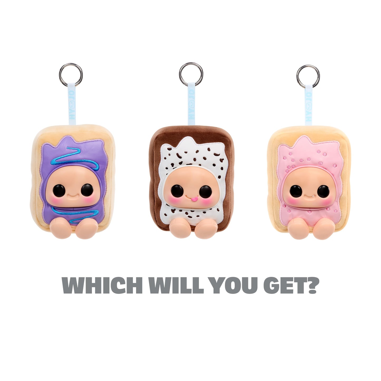 Hyojo Pop-Tarts Series, Blind Box Mixed Material Squishy Collectible, Limited Edition, 3 to Collect, Frosted Cherry, Wild Berry, Cookies & Crème,Gift