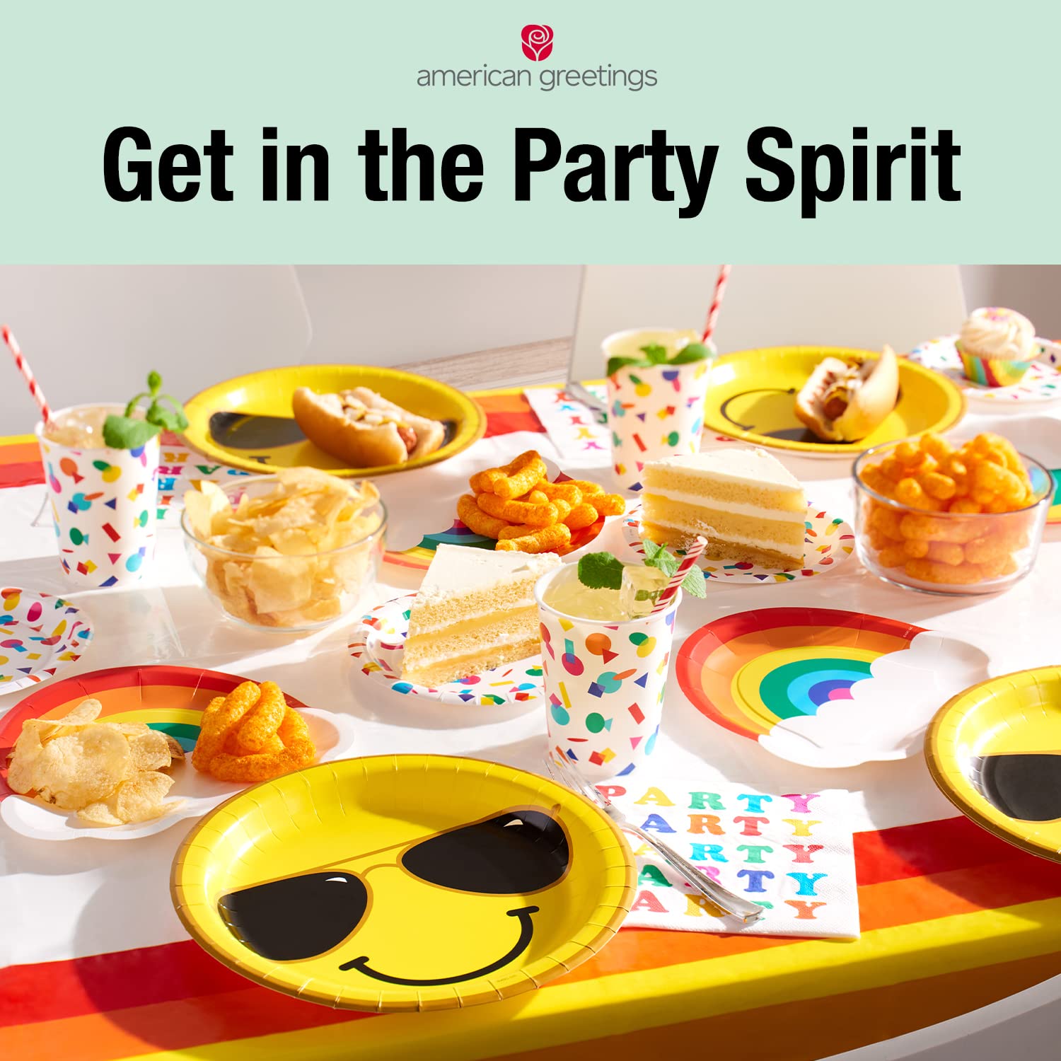 American Greetings Patriotic Paw Patrol Party Supplies, Plastic Stadium Cups (8-Count)