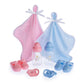 Berenguer Boutique 30050 TWINS- 15” Soft Body Baby Dolls - 12 Piece Gift Set with Open/Close Eyes- Perfect for Children 2+