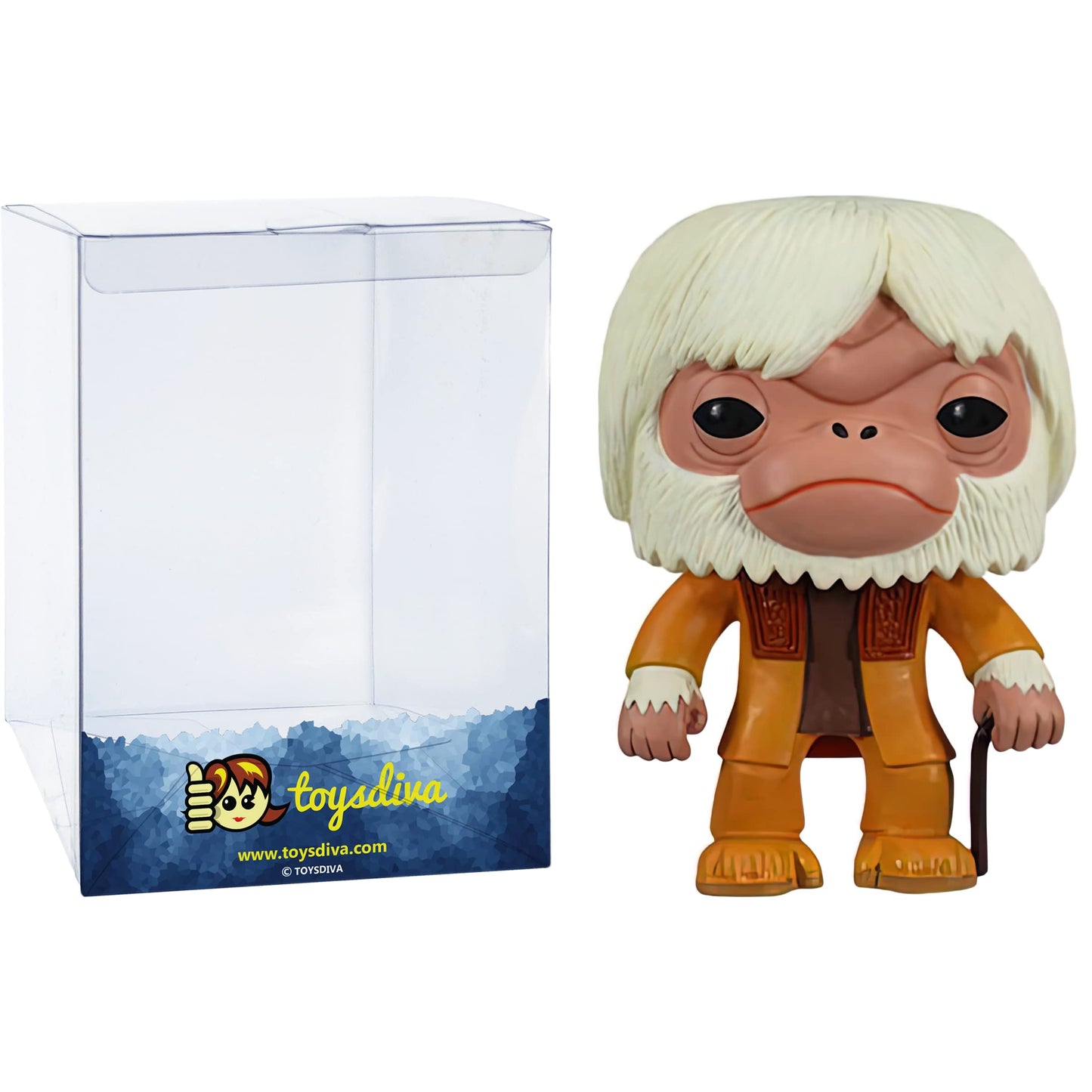 Funko Dr. Zaius: P o p ! Movies Vinyl Figurine Bundle with 1 Compatible 'ToysDiva' Graphic Protector (027-03146 - B)
