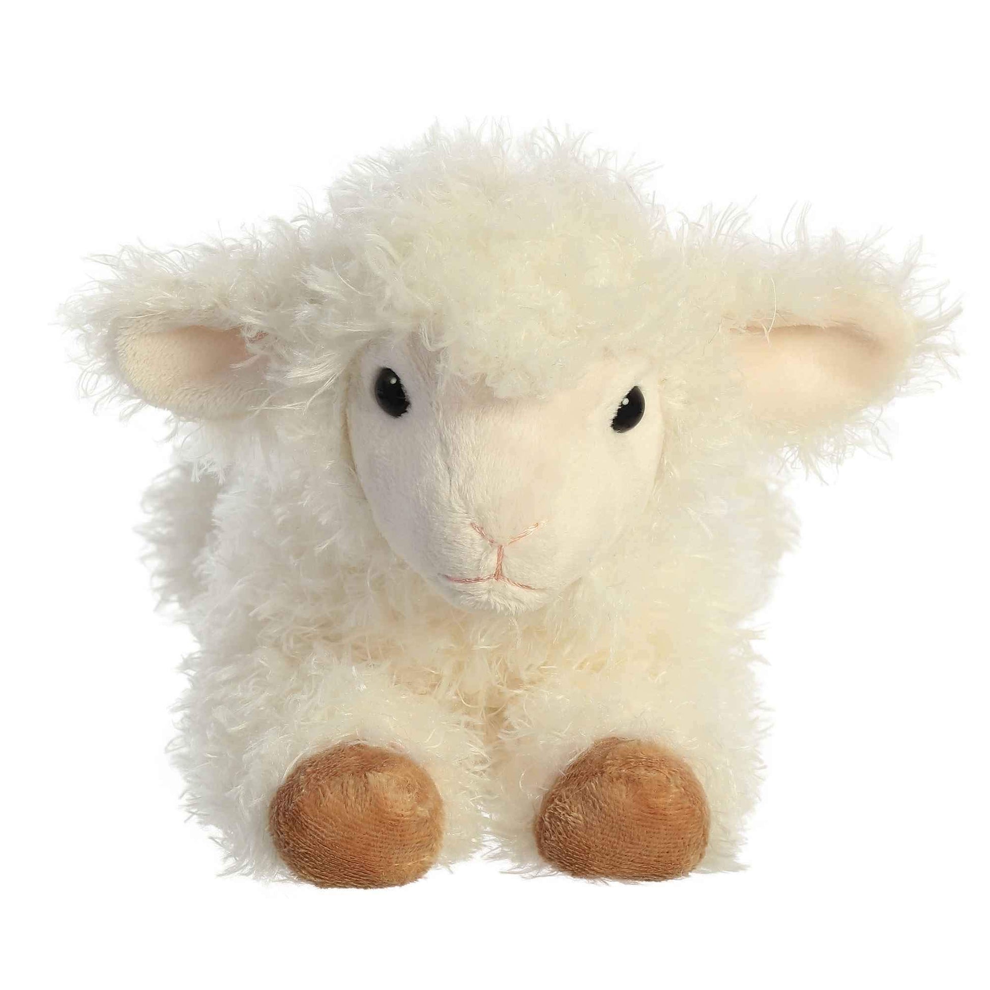 Aurora® Adorable Flopsie™ Luna Lamb™ Stuffed Animal - Used to Create Imaginative Play Adventures - Perfect for Birthdays, Kids and Adults, All Ages