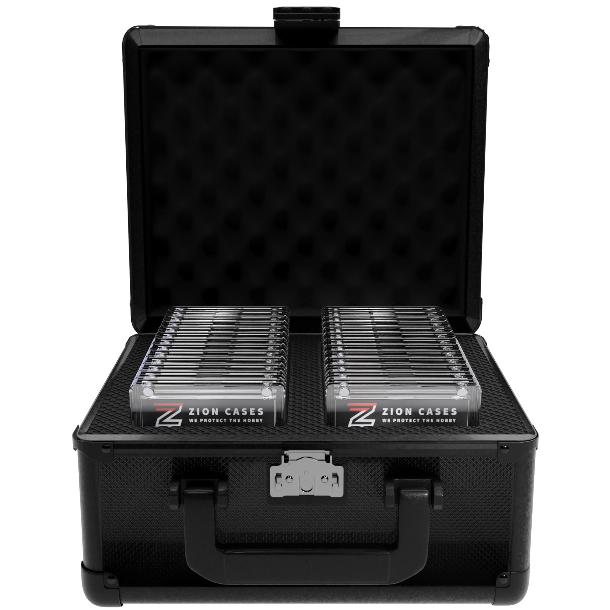 Zion Cases Slab Case; 2 Row Graded Card Case; Fits PSA, BGS, HGA, CSG Slabs; Ideal Travel Storage Solution; Black Diamond