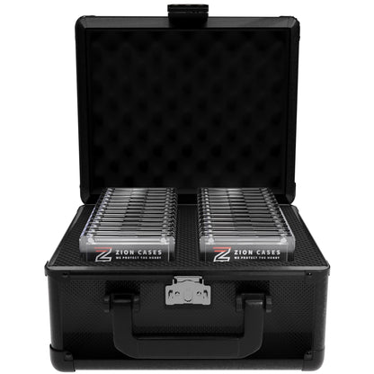 Zion Cases Slab Case; 2 Row Graded Card Case; Fits PSA, BGS, HGA, CSG Slabs; Ideal Travel Storage Solution; Black Diamond