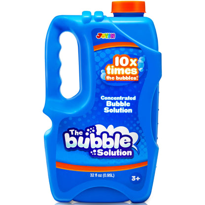 JOYIN 32 OZ Concentrated Bubble Solution for Bubble Machines (Up to 2.5 Gallons), Concentrated Solution Refills for Machine, Wands, Blower, Easter